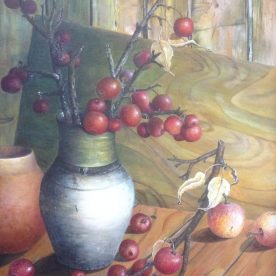 Crabapples in Clay Pot - Chong Teasley