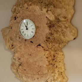 George Jones, III - Big Leaf maple wall clock